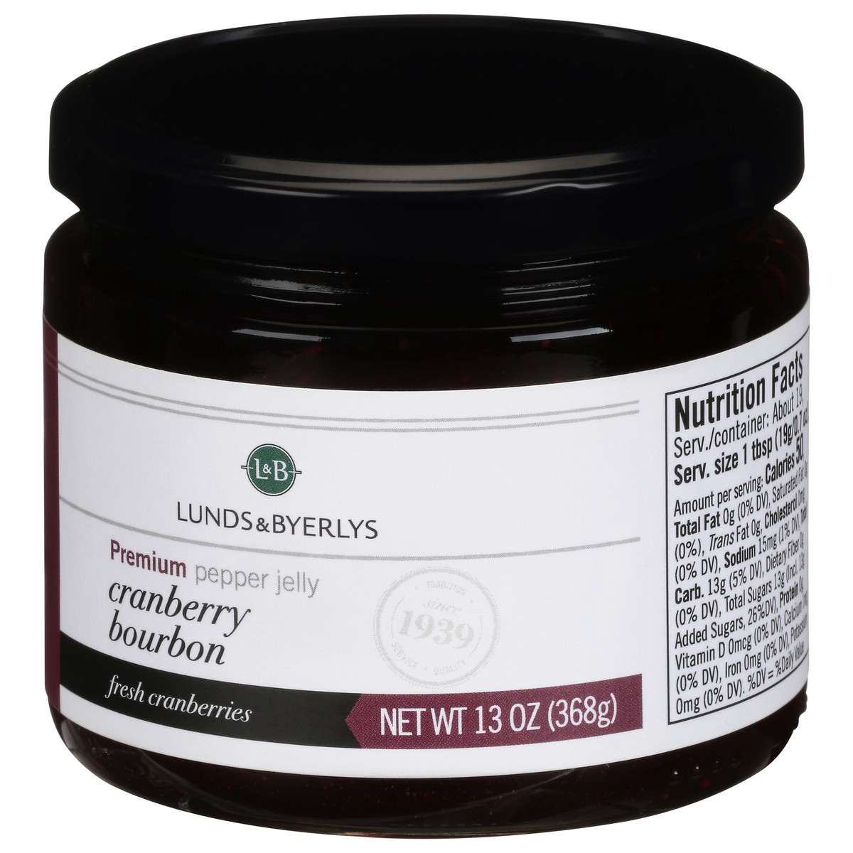 slide 8 of 9, Lunds & Byerlys Premium Cranberry Bourbon Pepper Jelly 13 oz, 13 oz
