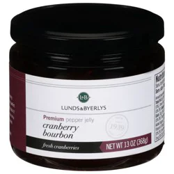 Lunds & Byerlys Premium Cranberry Bourbon Pepper Jelly 13 oz