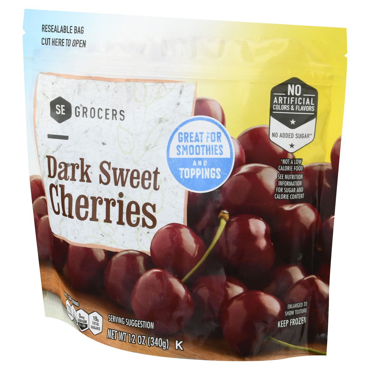 slide 12 of 12, SE Grocers Dark Sweet Cherries, 12 oz