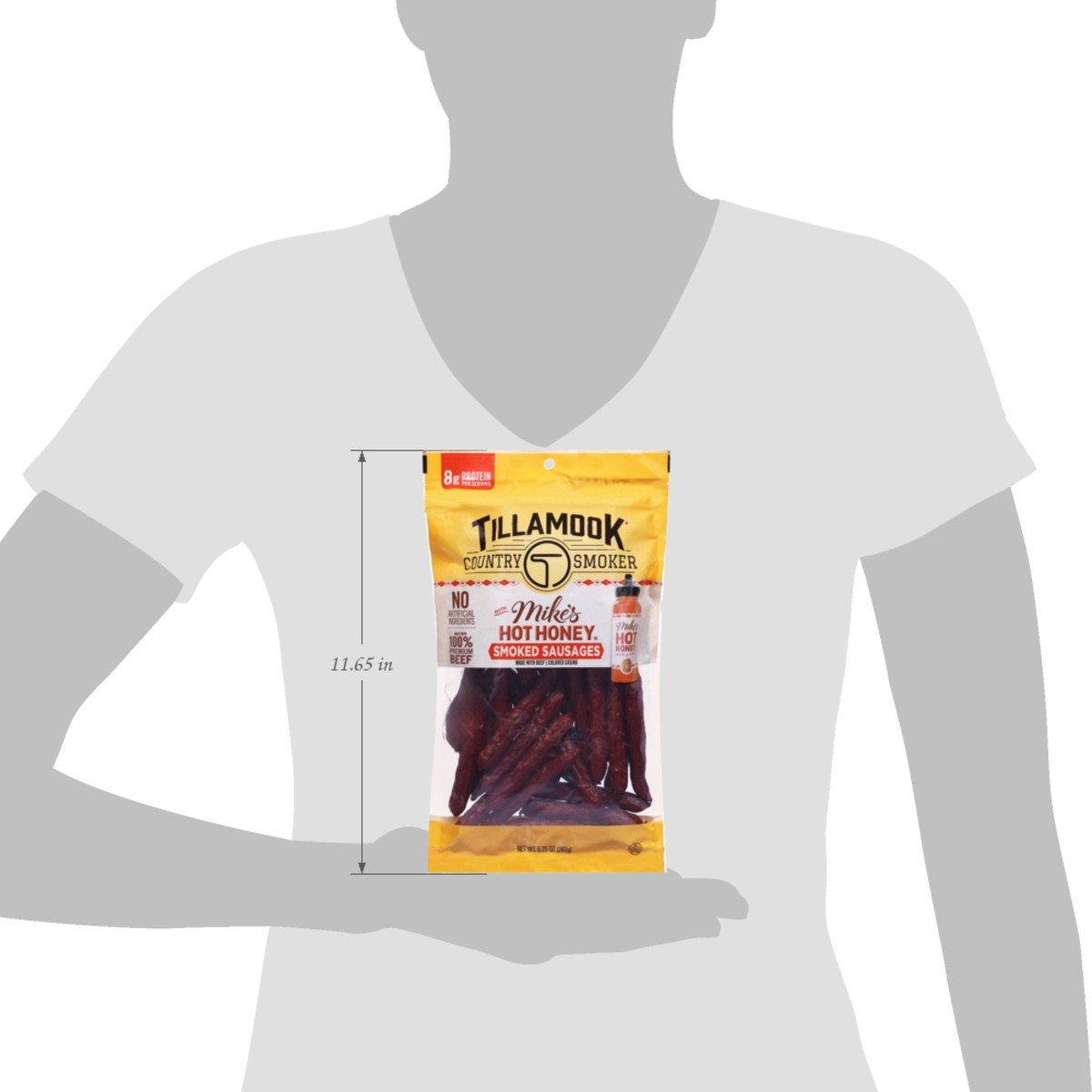 slide 8 of 15, Tillamook Country Smoker Mike's Hot Honey Smoked Sausage 9.25 oz, 9.25 oz