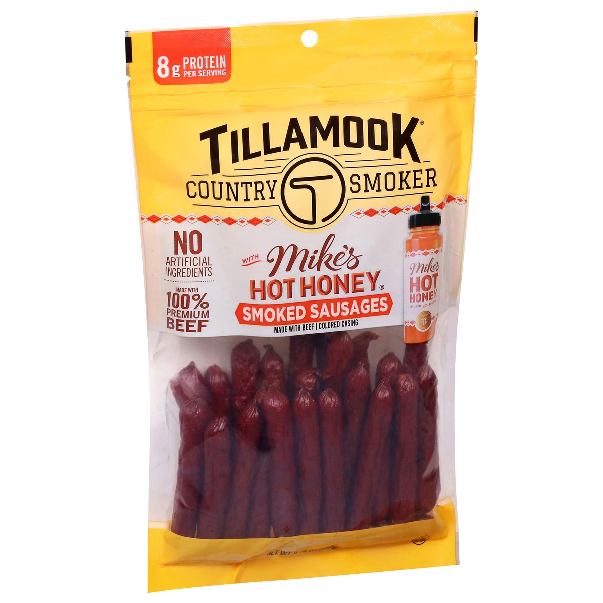 slide 6 of 15, Tillamook Country Smoker Mike's Hot Honey Smoked Sausage 9.25 oz, 9.25 oz