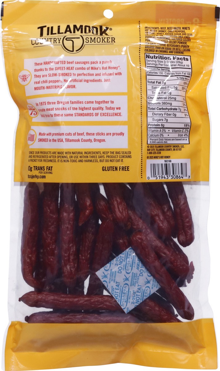 slide 15 of 15, Tillamook Country Smoker Mike's Hot Honey Smoked Sausage 9.25 oz, 9.25 oz