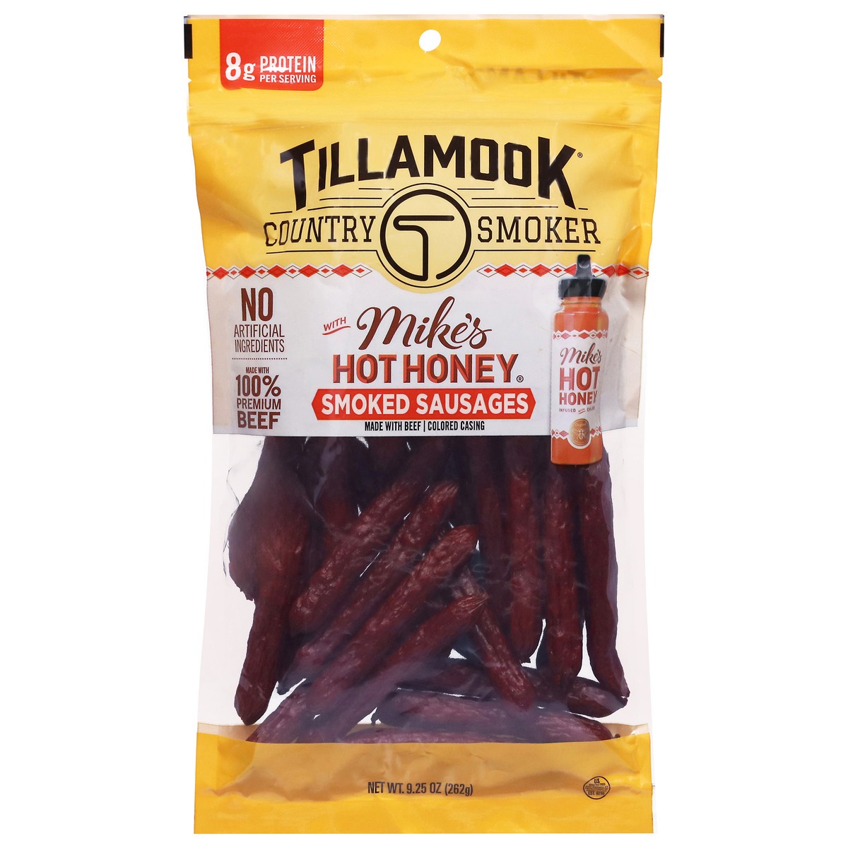 slide 13 of 15, Tillamook Country Smoker Mike's Hot Honey Smoked Sausage 9.25 oz, 9.25 oz