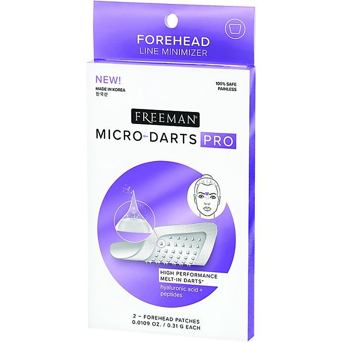 slide 1 of 1, Freeman Micro-Darts Pro Line Minimizer Forehead Patches, 2 ct