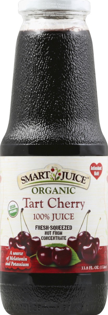 slide 4 of 7, Smart Juice Organic Tart Cherry - 32 fl oz, 32 fl oz