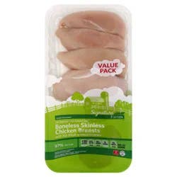 Boneless Skinless Chicken Breast Value Pack - 3.5 Lb