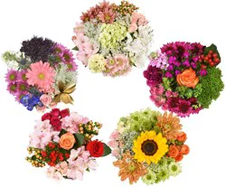 Central Market Seasonal Blossoms Bouquet, Colors Vary