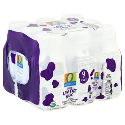 slide 1 of 1, O Orgnc Milk Aseptic Low Fat, 8 fl oz