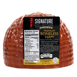 Weis Signature Collection From The Smokehouse Boneless Ham