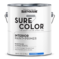 slide 19 of 29, Rustoleum Rust-Oleum Sure Color Wall Paint Alpine White, 1 gal