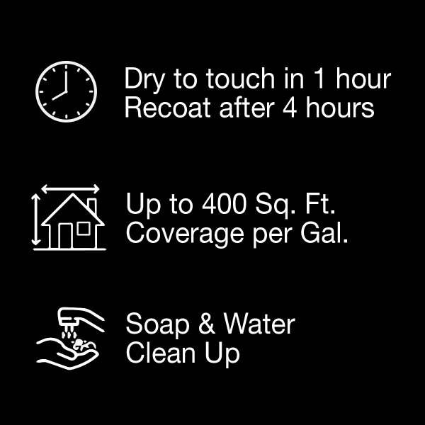 slide 4 of 29, Rustoleum Rust-Oleum Sure Color Wall Paint Alpine White, 1 gal