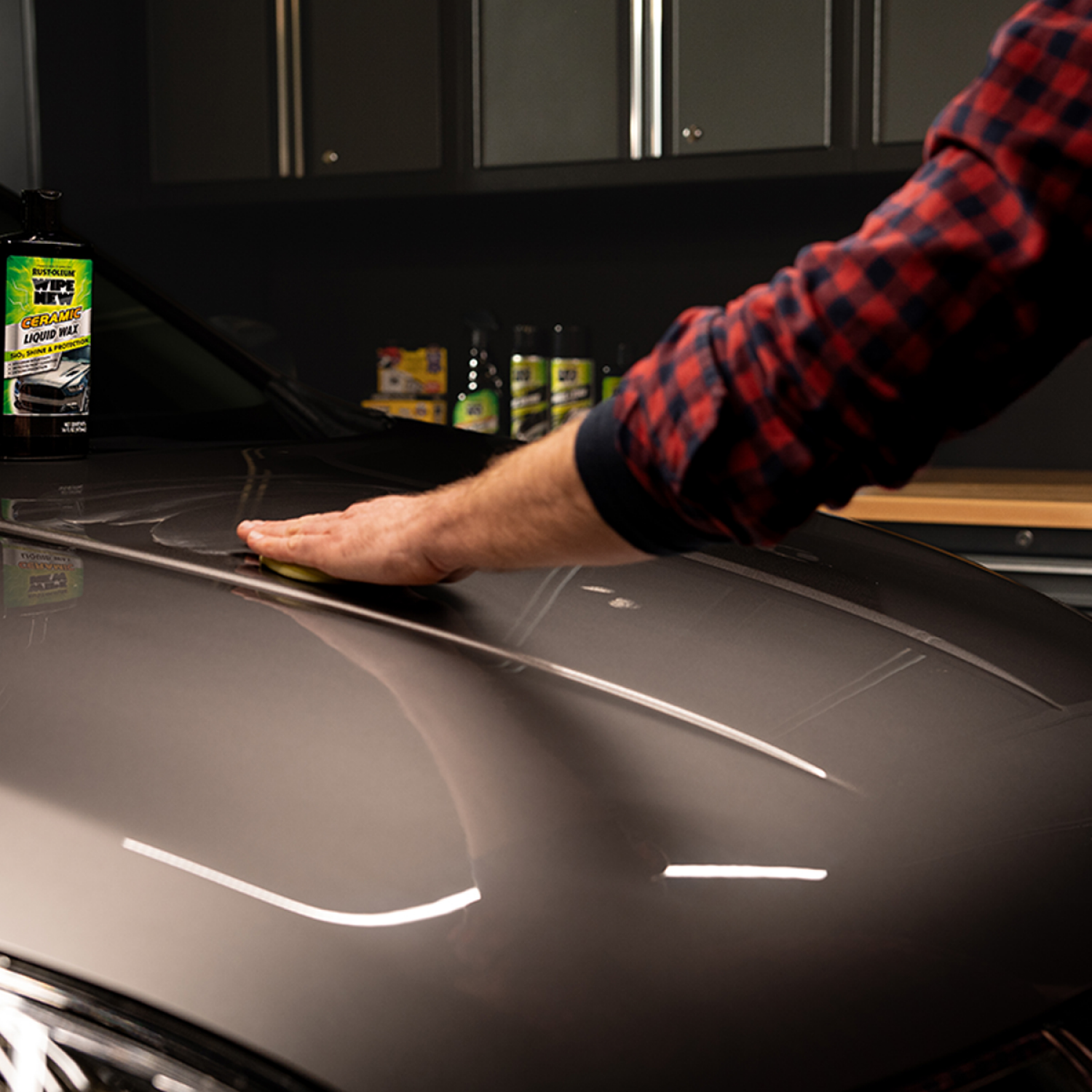 slide 4 of 4, Rustoleum Rust-Oleum Wipe New Ceramic Liquid Wax, 16 fl oz