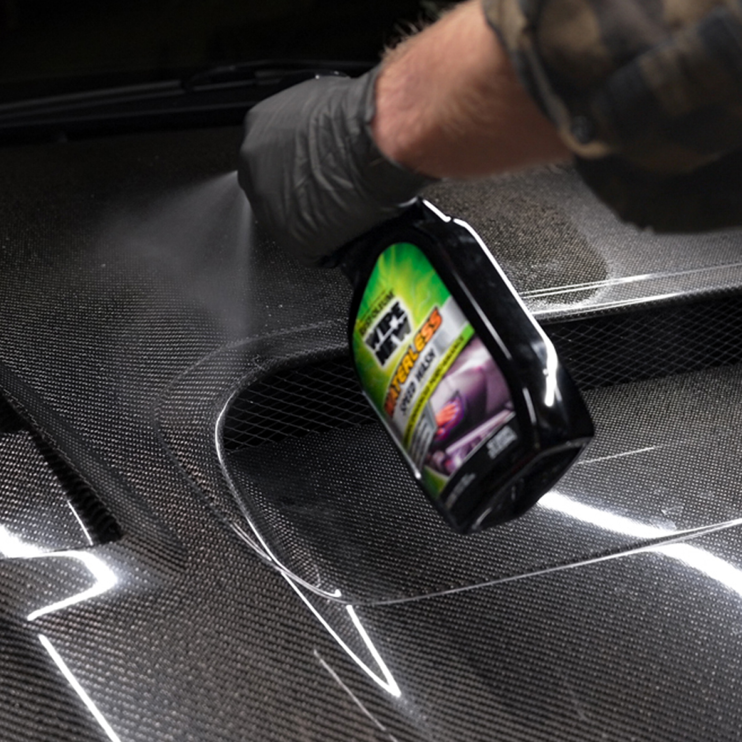 slide 5 of 5, Rustoleum Rust-Oleum Wipe New Waterless Speed Wash spray, 22 oz