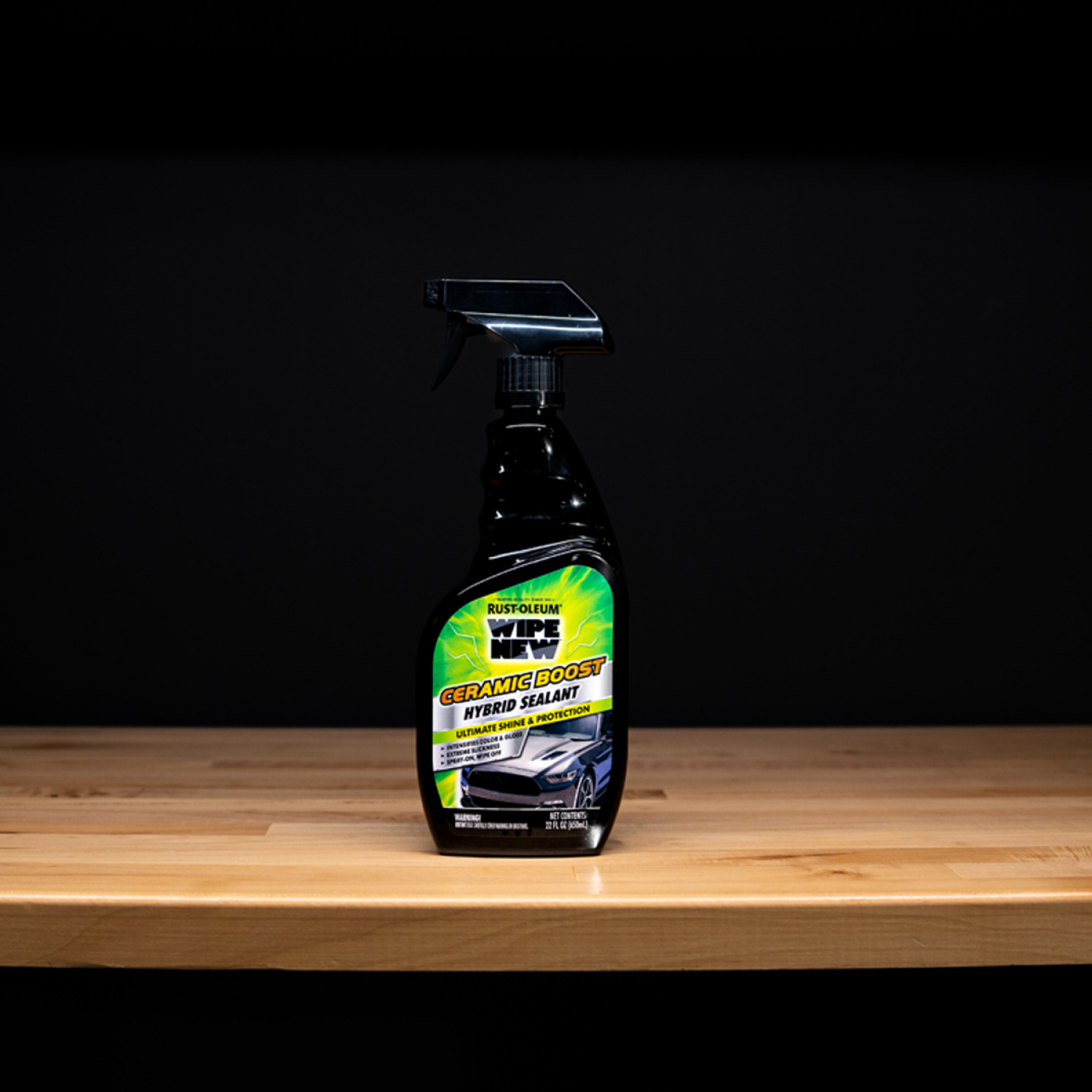slide 4 of 5, Rustoleum Rust-Oleum Wipe New Ceramic Boost Hybrid Sealant spray, 22 oz