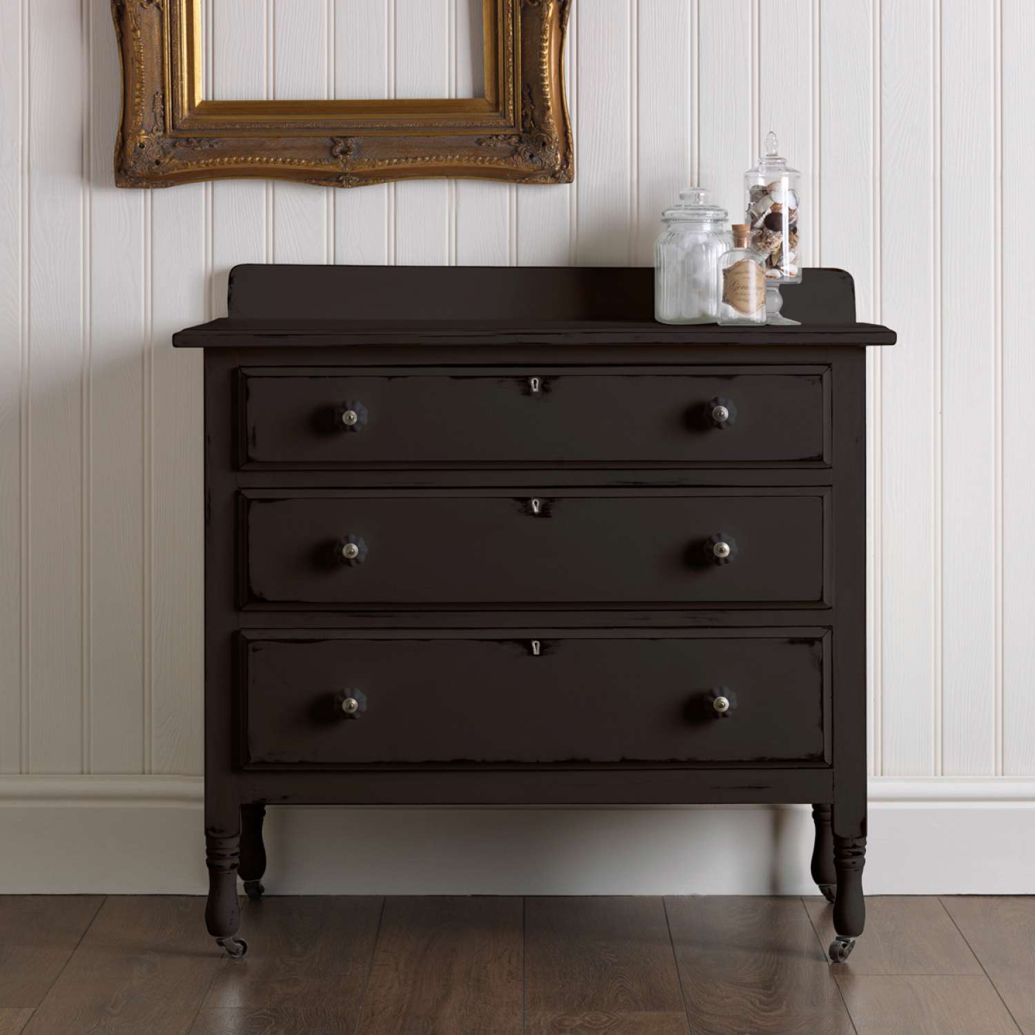 slide 2 of 5, Rust-Oleum Rust-Oleum Chalked Ultra Matte Paint - 391444, Quart, Black Abyss, 1 ct