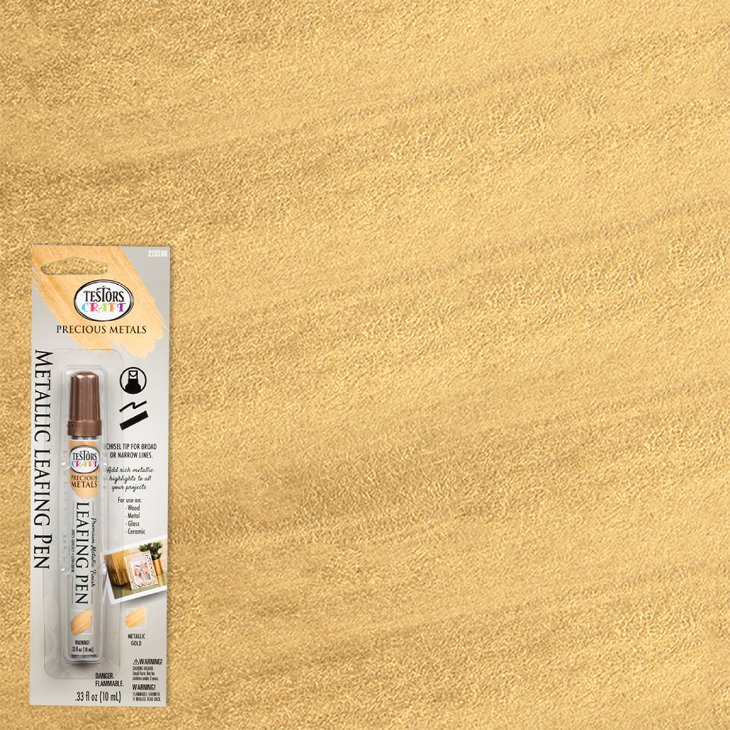 slide 1 of 4, Rustoleum Testors Craft Metallic Leafing Pen, Gold, 1 ct