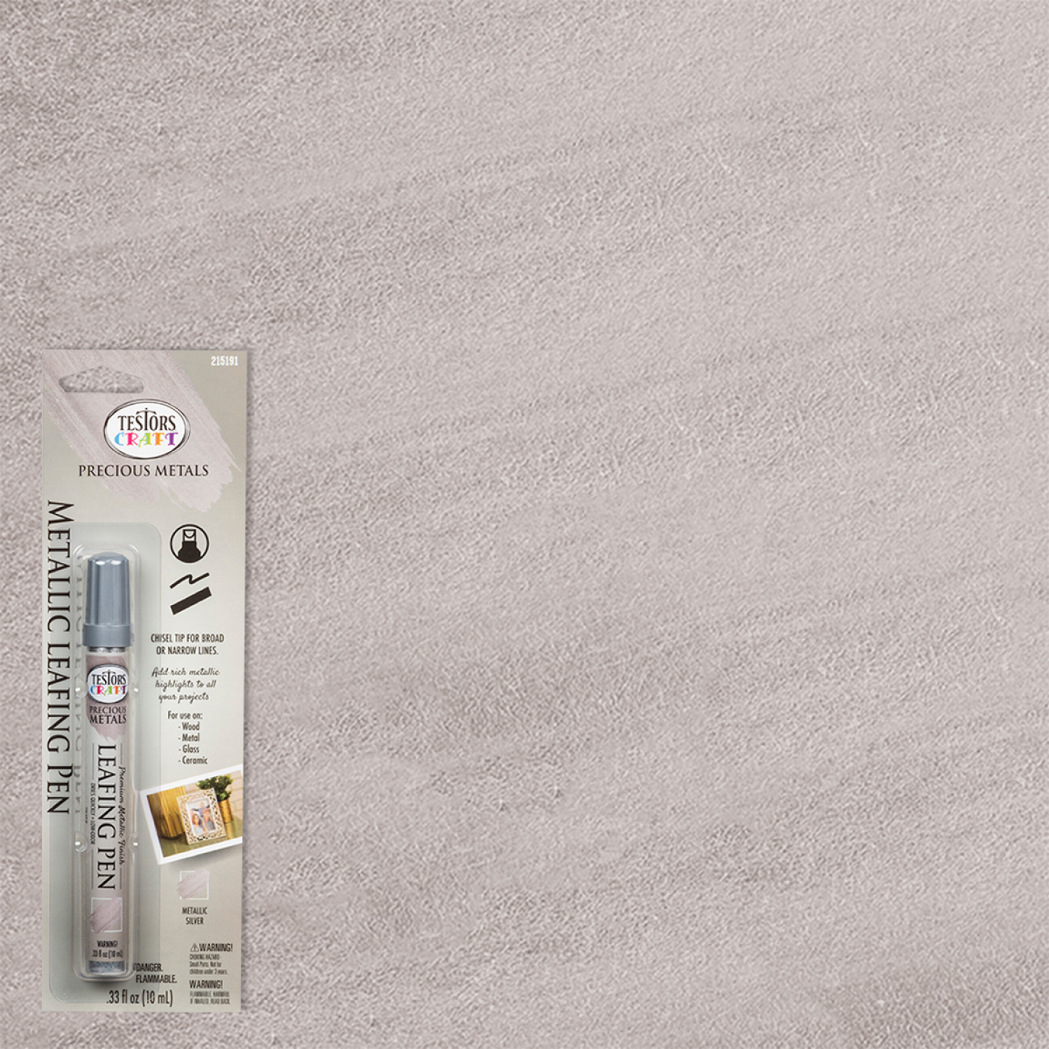 slide 1 of 4, Rustoleum Testors Craft Metallic Leafing Pen, Silver, 1 ct