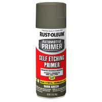 slide 13 of 13, Rust-Oleum Self Etching Primer - 249322, Dark Green, 12 oz