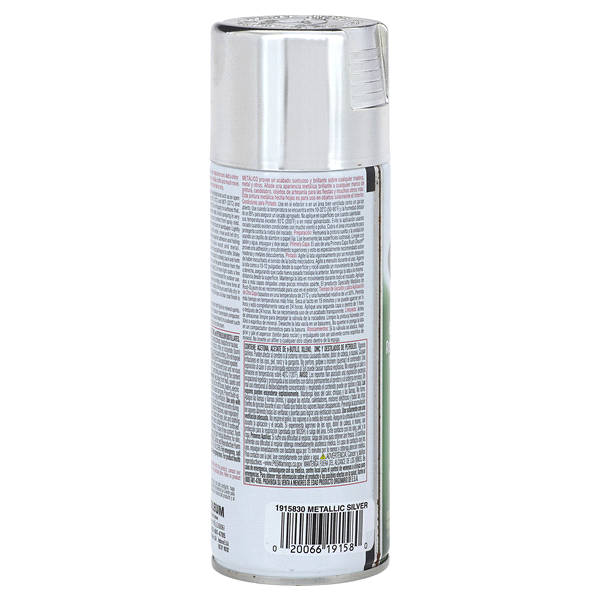 slide 3 of 9, Rust-Oleum Specialty Metallic Spray Paint - 1915830, Silver, 11 oz