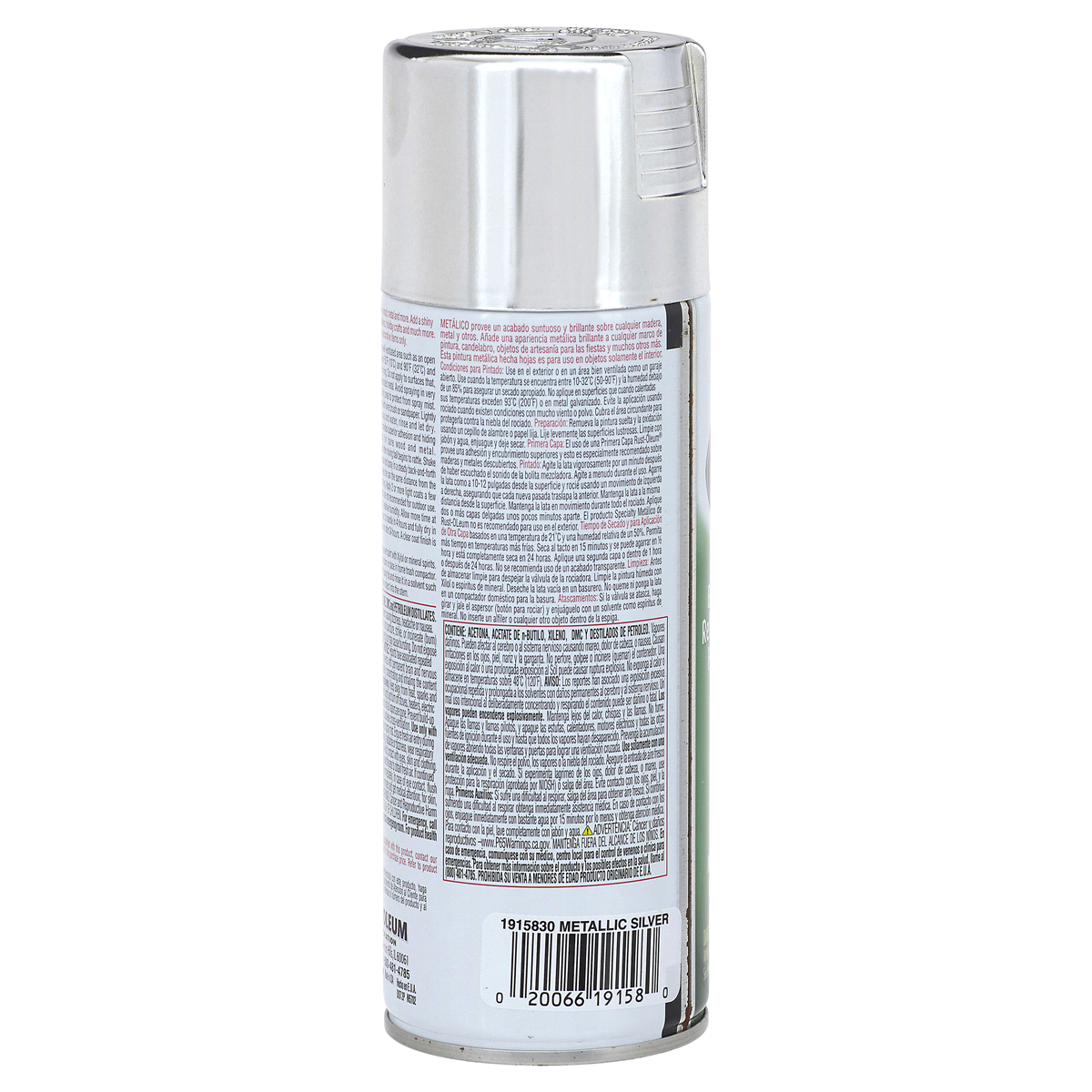 slide 4 of 9, Rust-Oleum Specialty Metallic Spray Paint - 1915830, Silver, 11 oz