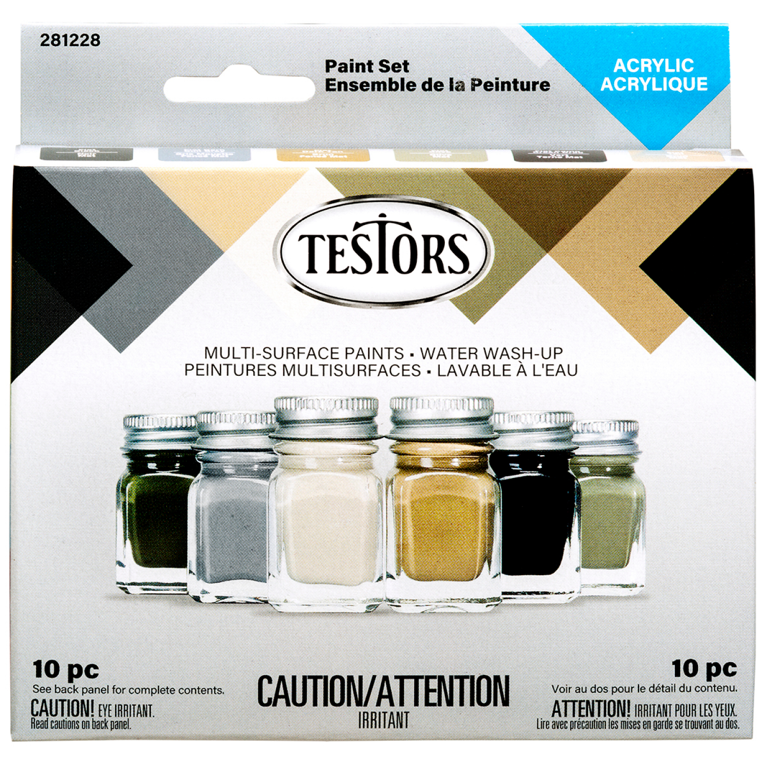 slide 1 of 3, Rustoleum Testors Camouflage Acrylic Paint Sets- 281228, Kit, 1 ct