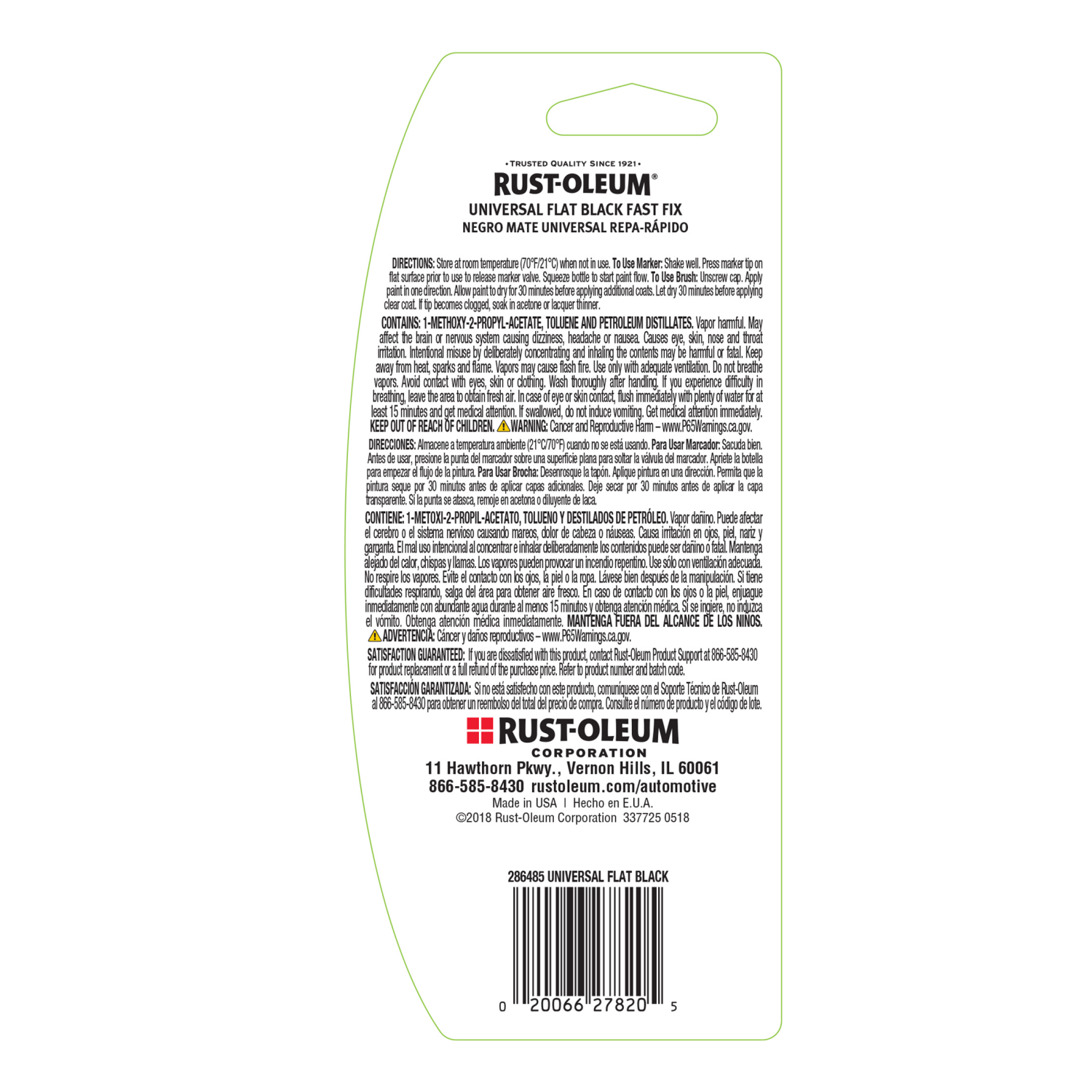 slide 3 of 3, Rustoleum Rust-Oleum Fast Fix 2 in 1 Bright White Paint and Primer-286485, 0.5 fl oz