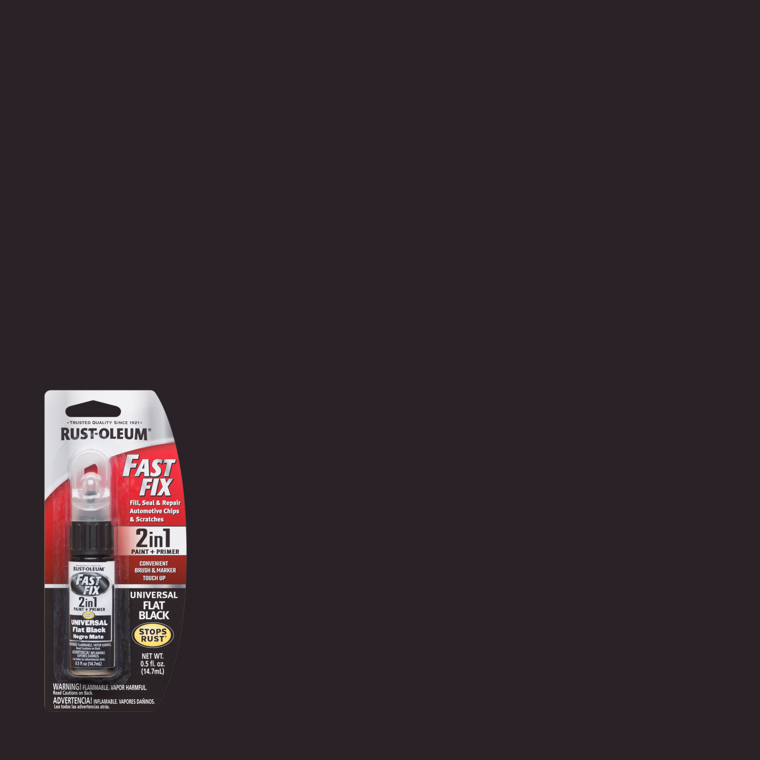 slide 1 of 3, Rustoleum Rust-Oleum Fast Fix 2 in 1 Bright White Paint and Primer-286485, 0.5 fl oz