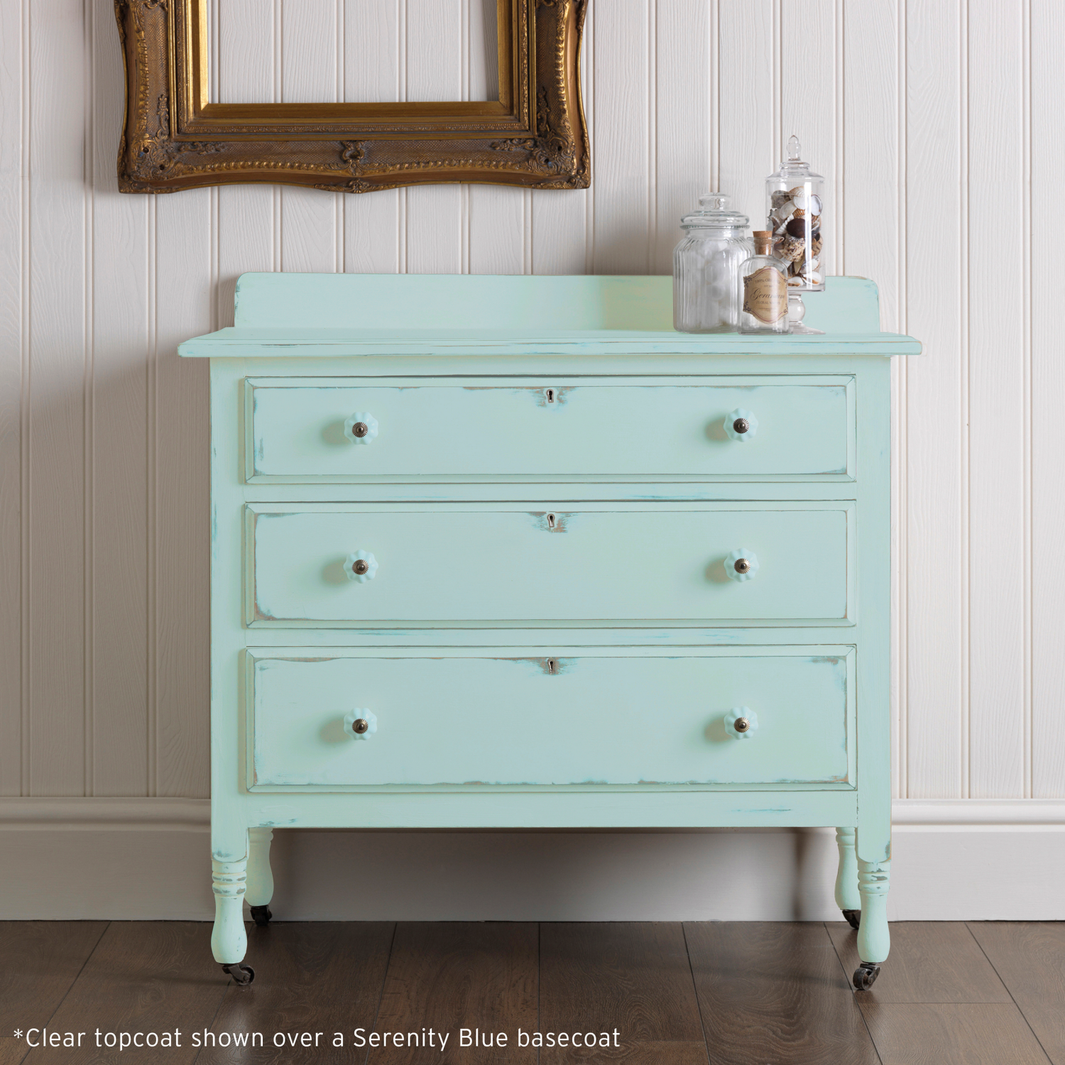 slide 2 of 5, Rust-Oleum Chalked Ultra Matte Paint 287722, Quart, Clear Matte Topcoat, 1 ct