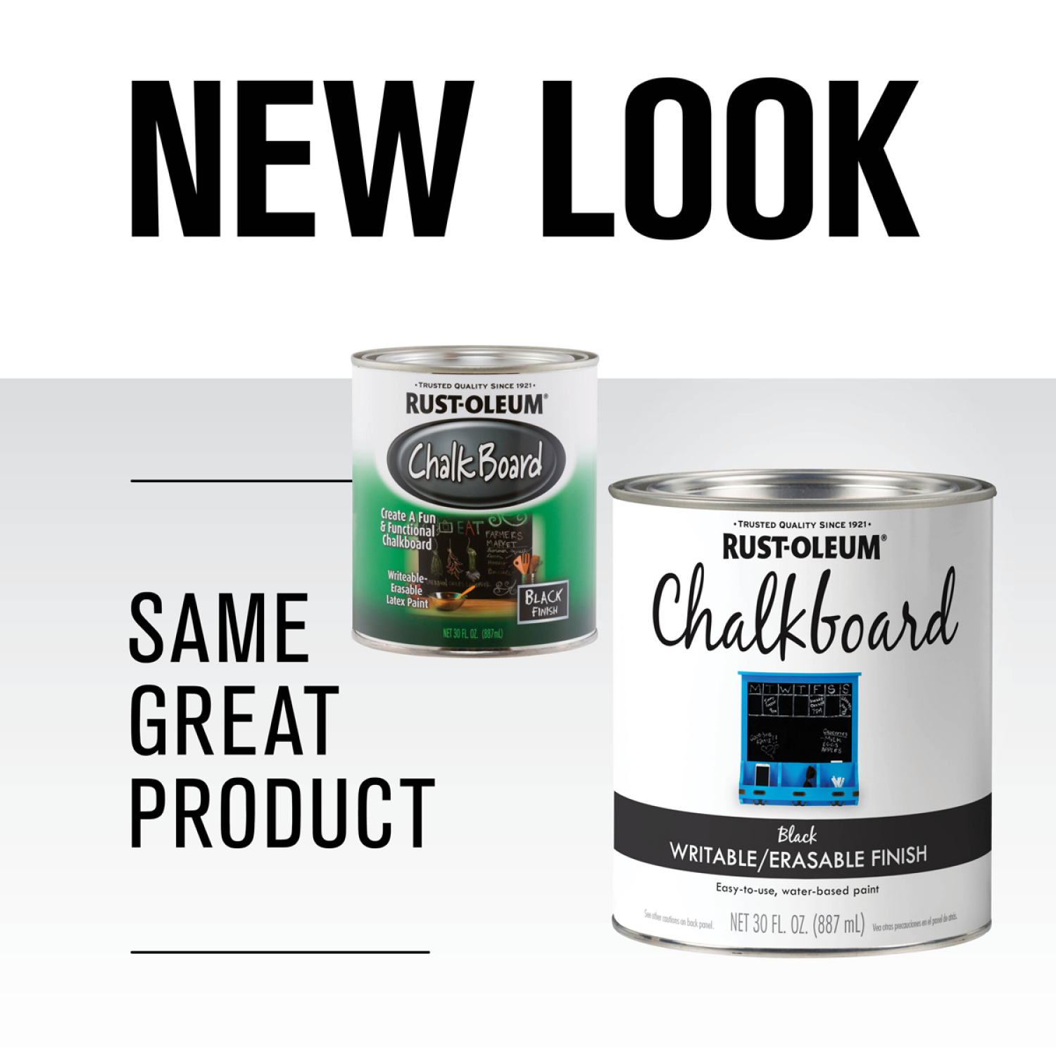 slide 2 of 3, Rustoleum Rust-Oleum Chalkboard Paint Black, 30 oz