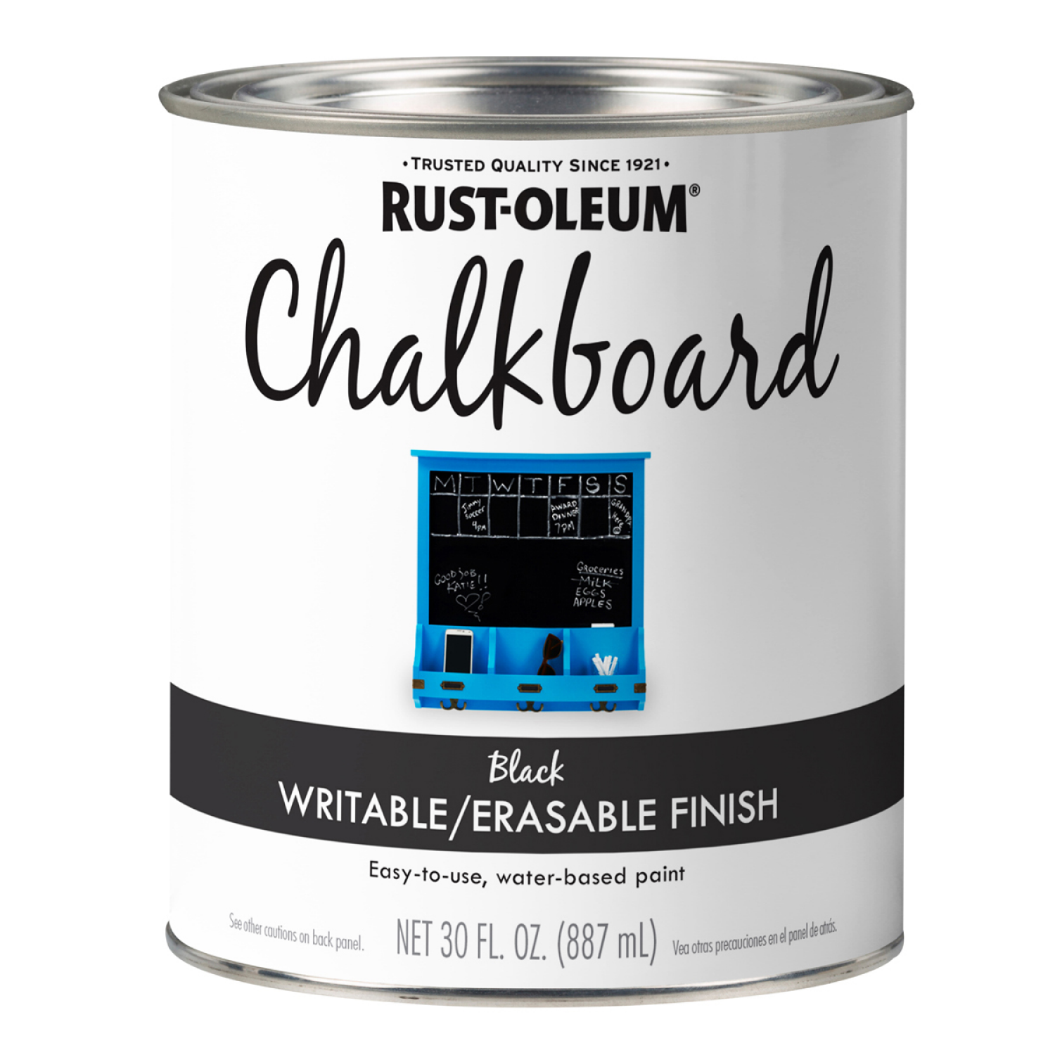 slide 3 of 3, Rustoleum Rust-Oleum Chalkboard Paint Black, 30 oz