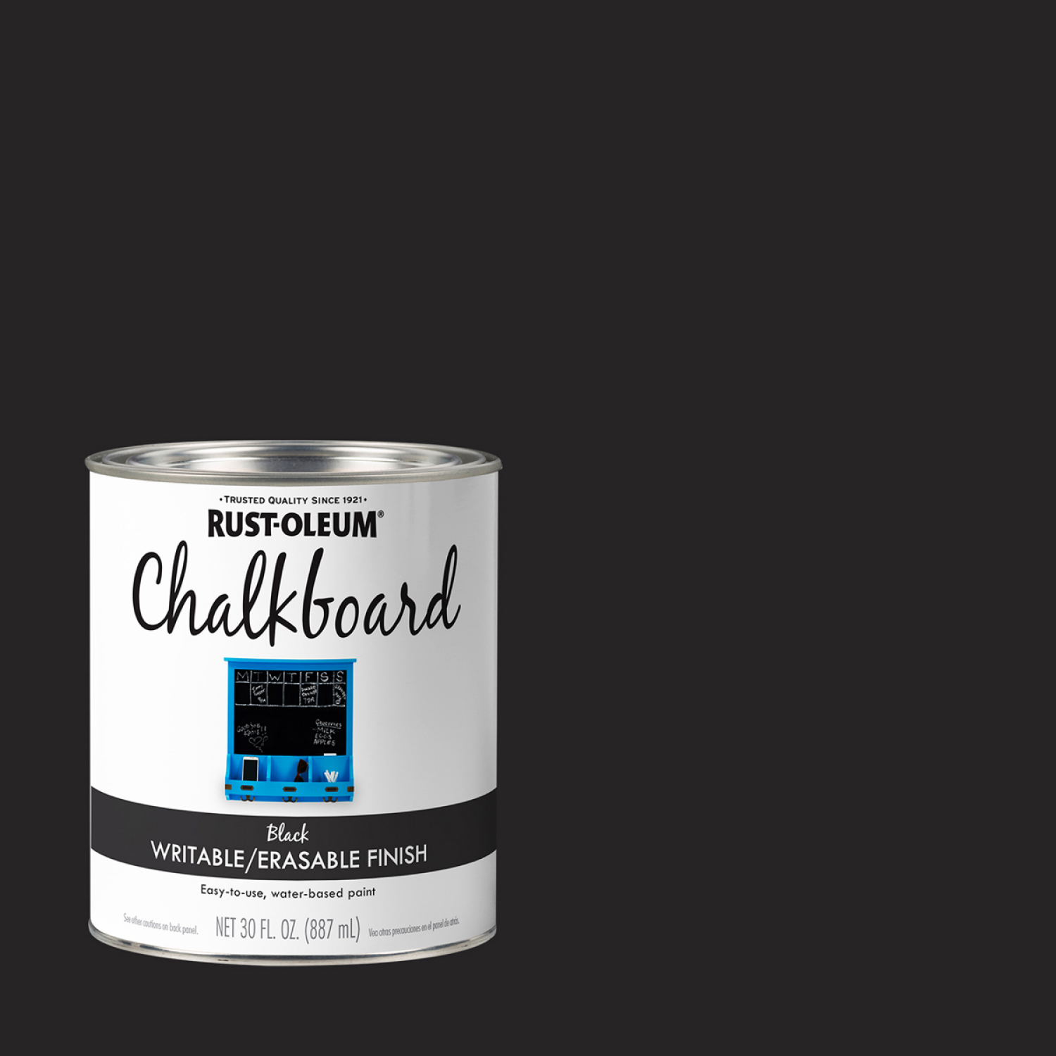 slide 1 of 3, Rustoleum Rust-Oleum Chalkboard Paint Black, 30 oz