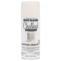 slide 26 of 29, Rust-Oleum 12oz Chalked Ultra Matte Spray Paint Chiffon Cream, 12 oz