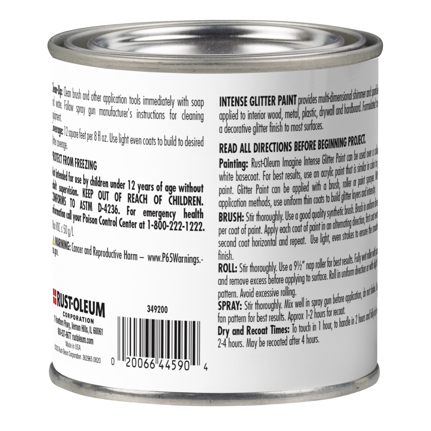 slide 2 of 4, Rust-Oleum Imagine Rose Gold Acrylic Glitter Paint (Half-Pint), 1 ct