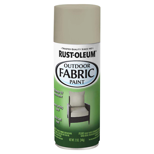 RustOleum Outdoor Fabric Spray Paint Medium Gray 12 oz Shipt