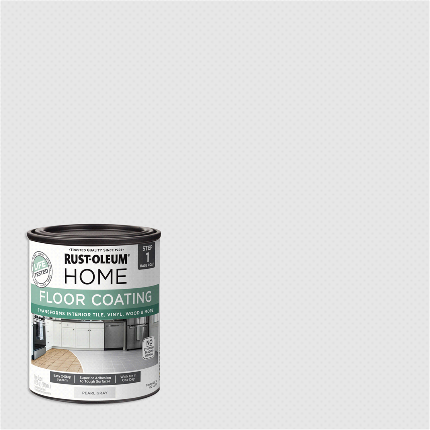 slide 1 of 3, Rustoleum RO HOME Pearl Gray QT, 1 ct