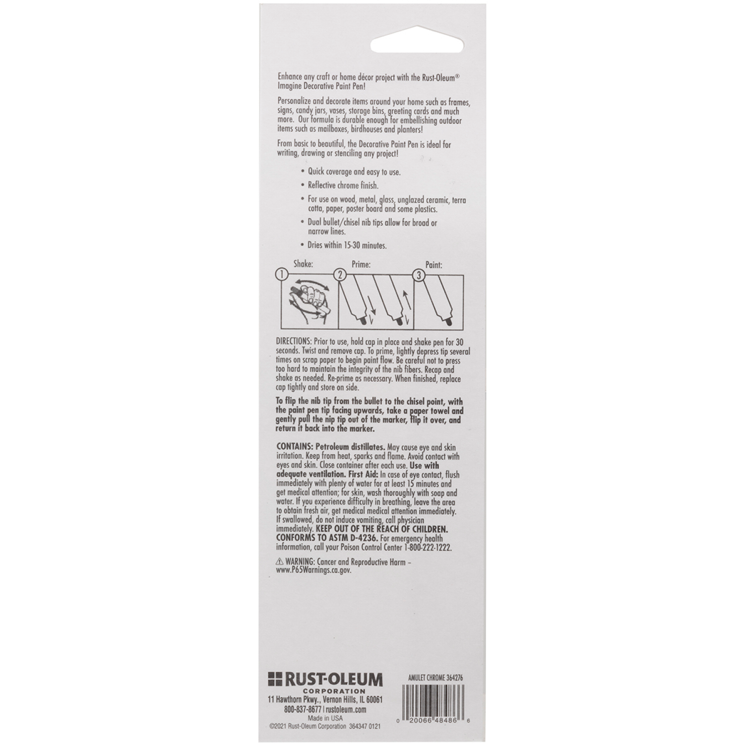 slide 3 of 5, Rustoleum Rust-Oleum Imagine Chrome Amulet Paint Pens - 364276, 0.33 fl oz