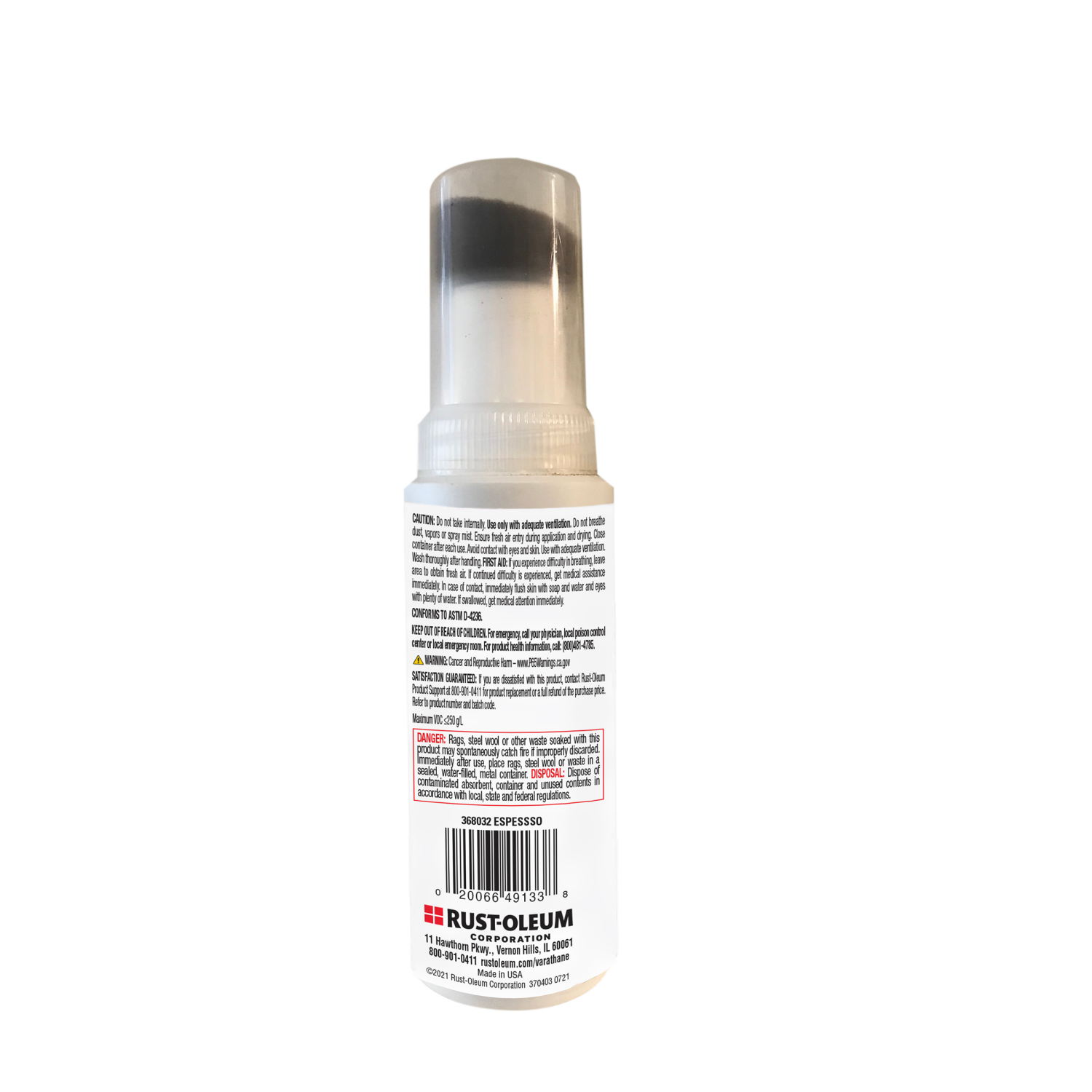 slide 4 of 4, Rustoleum Varathane Less Mess Wood Stain- 368032, Espresso, 4 fl oz