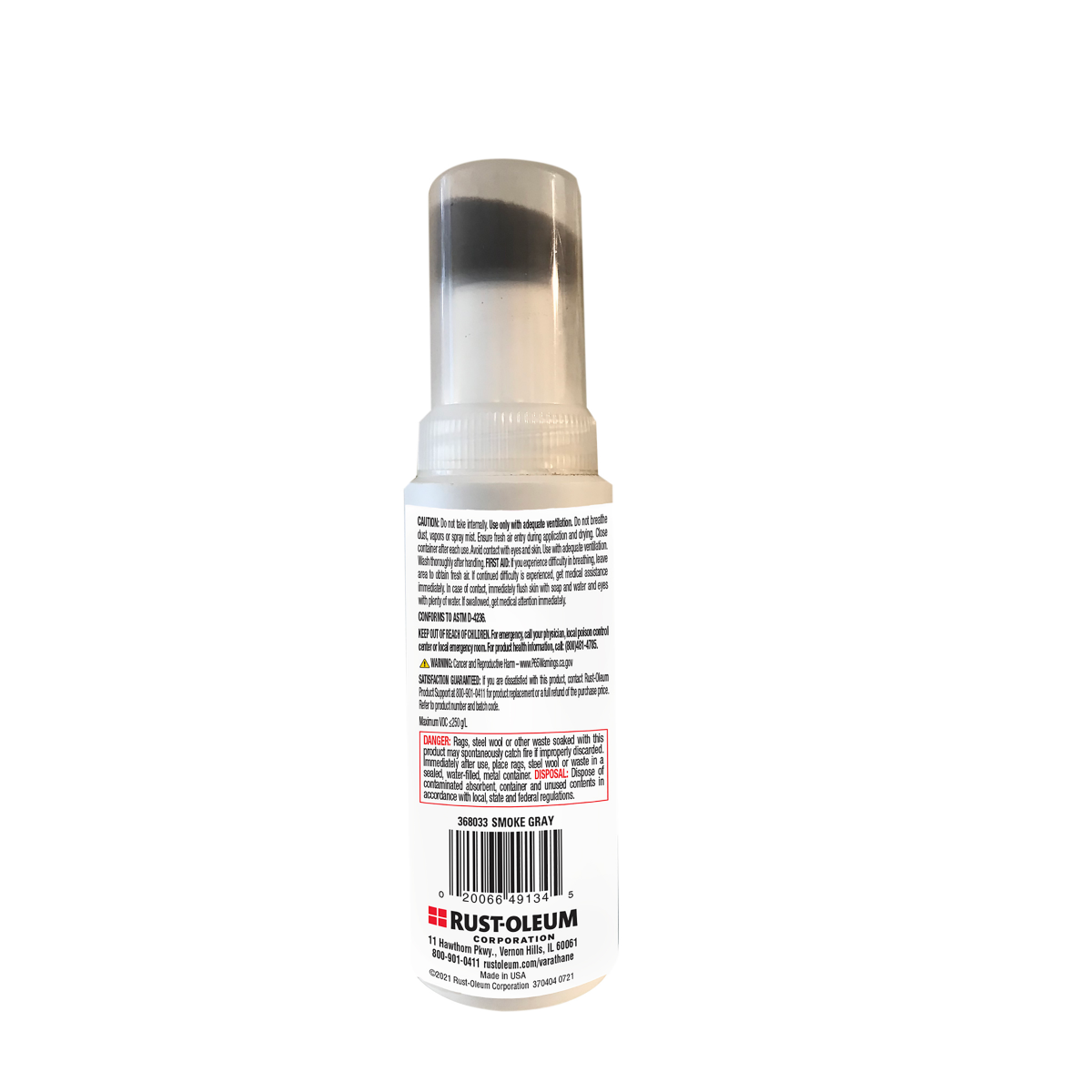 slide 4 of 13, Rustoleum Varathane Less Mess Wood Stain- 368033, Smoke Gray, 4 fl oz