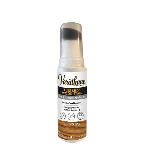 slide 8 of 13, Rustoleum Varathane Less Mess Wood Stain- 368035, Golden Oak, 4 fl oz