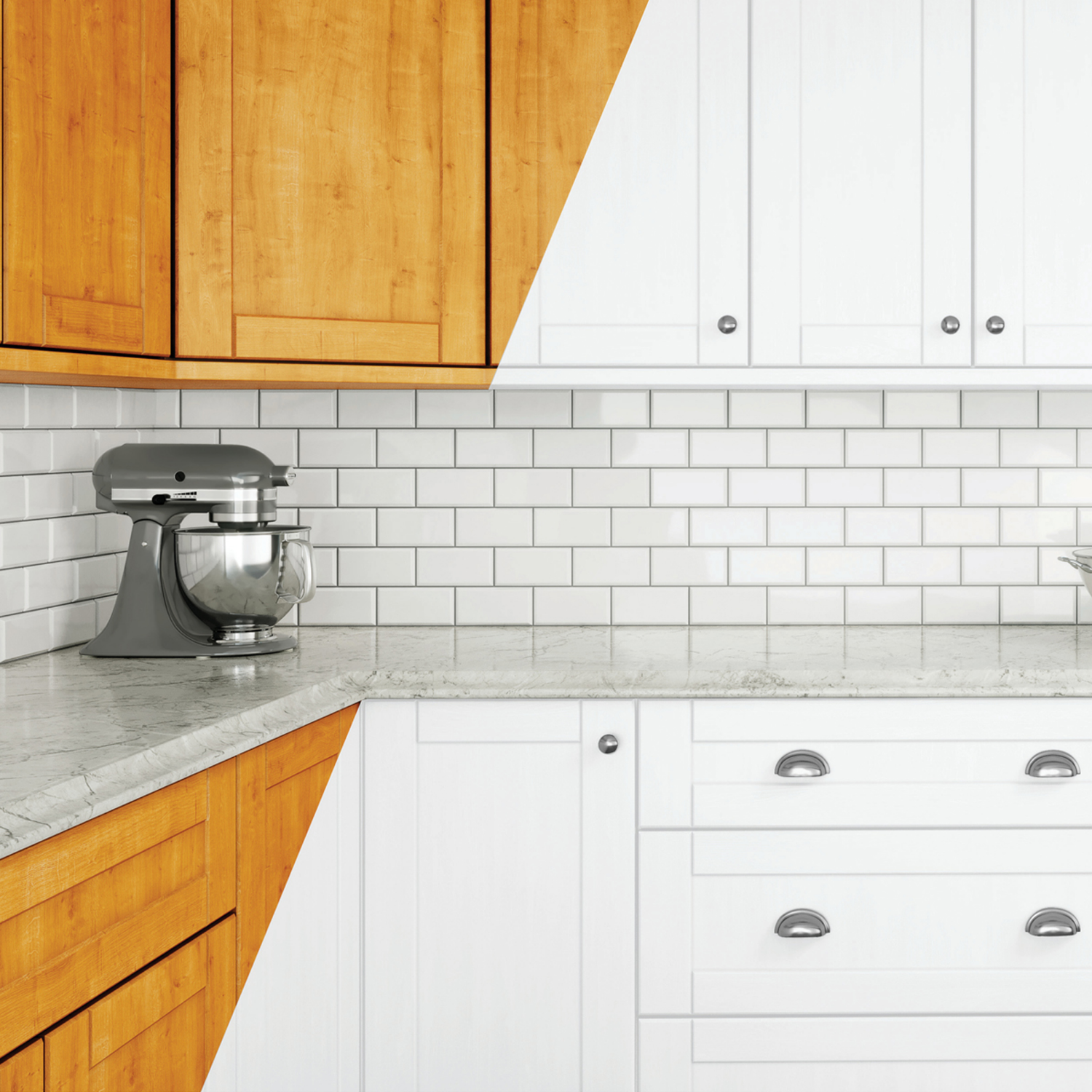 slide 2 of 3, Rustoleum Rust-Oleum Transformations Cabinet & Trim- 369864, Gallon, Satin Pure White, 1 ct