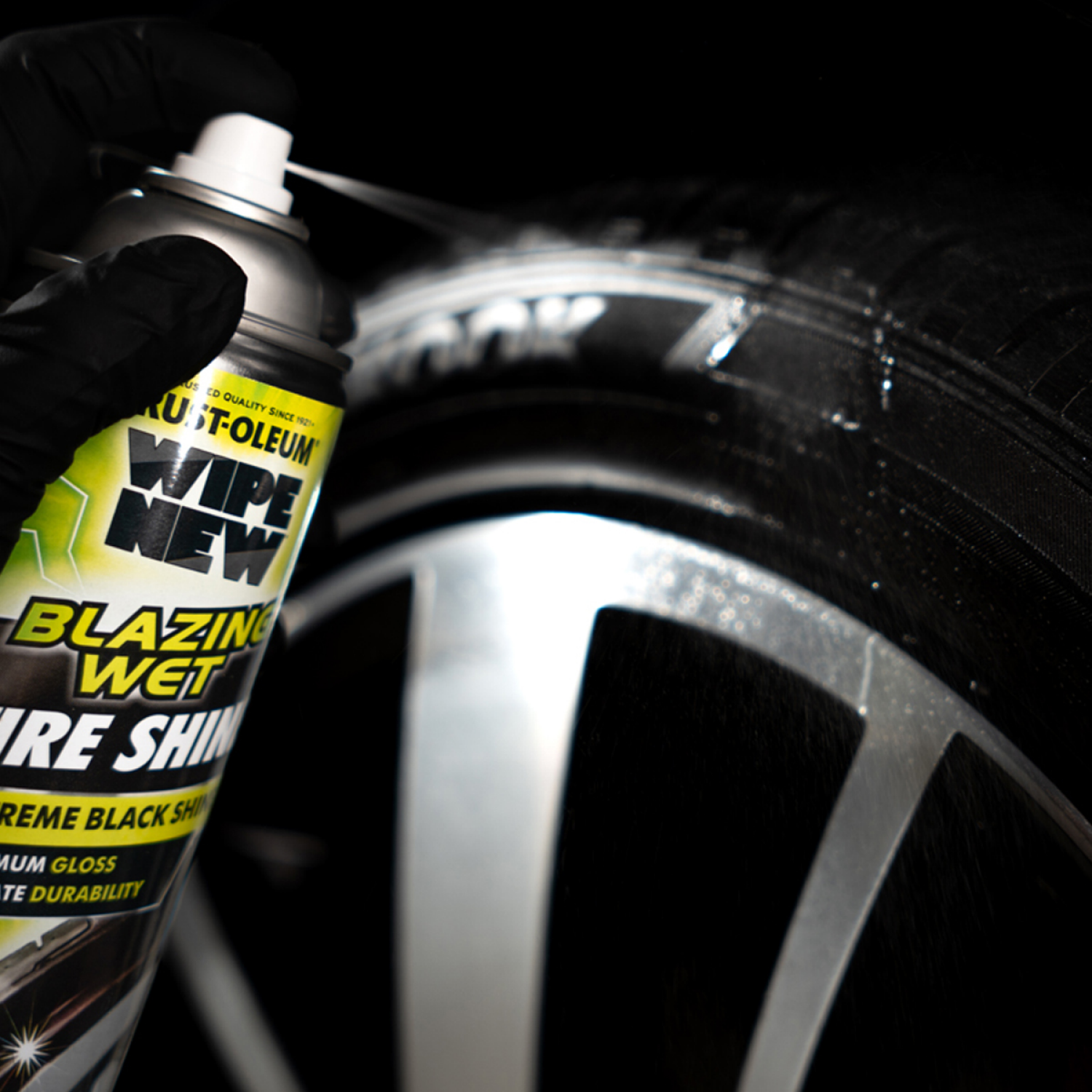 slide 3 of 4, Rustoleum Rust-Oleum Wipe New Fierce Wheel & Tire Cleaner spray, 20 oz