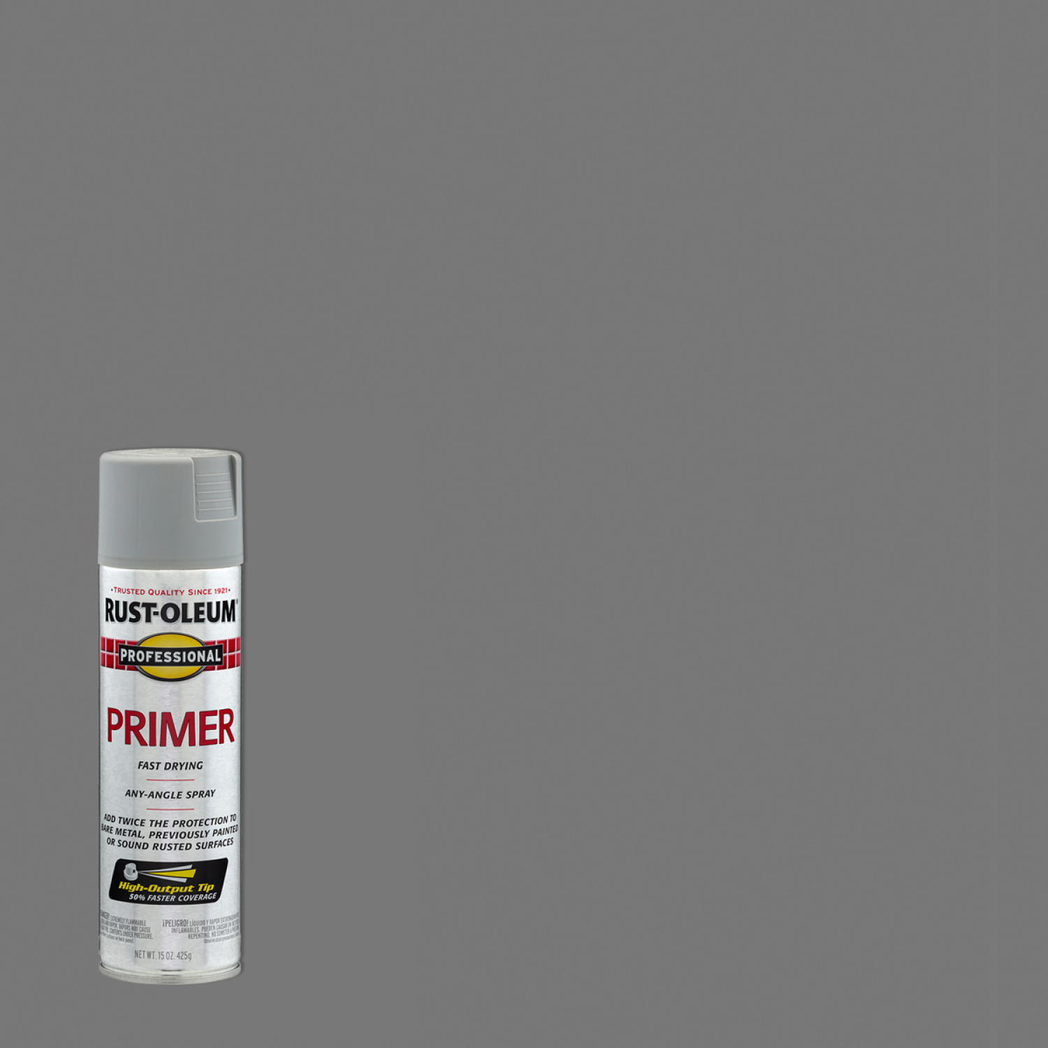slide 1 of 4, Rust-Oleum Professional Enamel Spray Primer - 7582838, Flat Gray, 15 oz