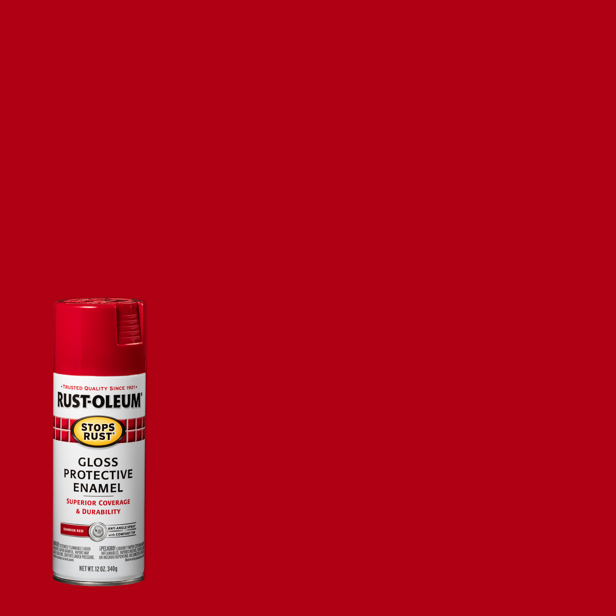 slide 1 of 29, Rust-Oleum Gloss Protective Enamel Spray - Sunrise Red, 
