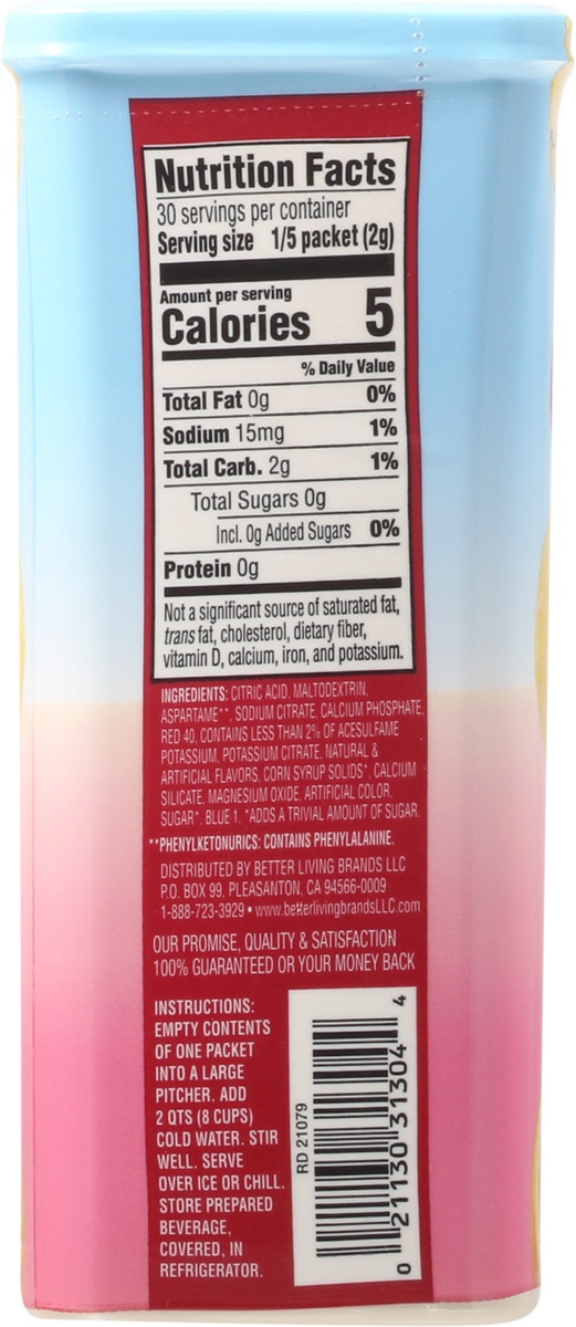 slide 4 of 9, Signature Kitchens Fruit Punch Artificially Flavored Drink Mix Packets, 