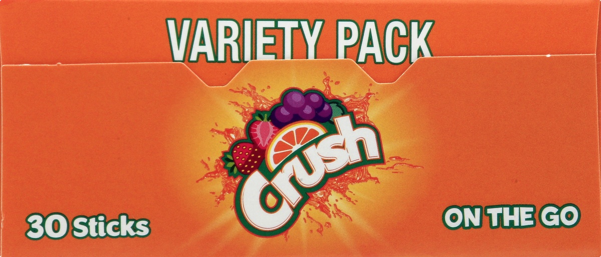 slide 9 of 9, Crush Sugar Free Drink Mix Sticks Variety Pack, 30 ct