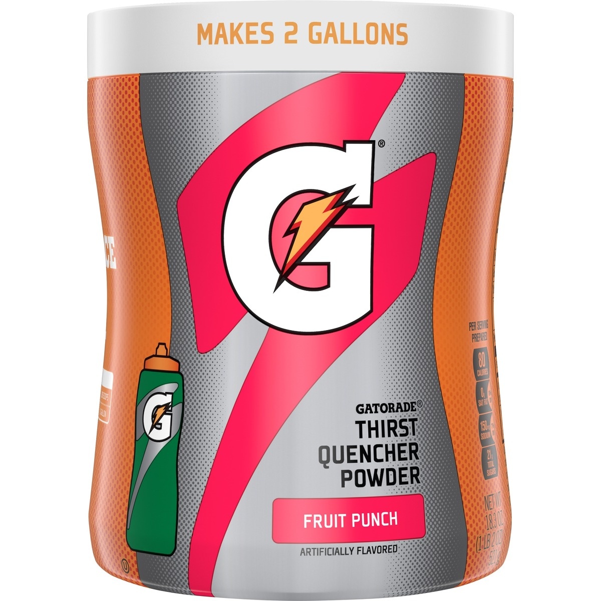 slide 3 of 3, Gatorade Thirst Quencher Powder Fruit Punch 18.3 Oz, 