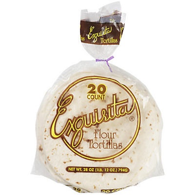 slide 1 of 1, Exquisita 7" Flour Tortillas, 20 ct