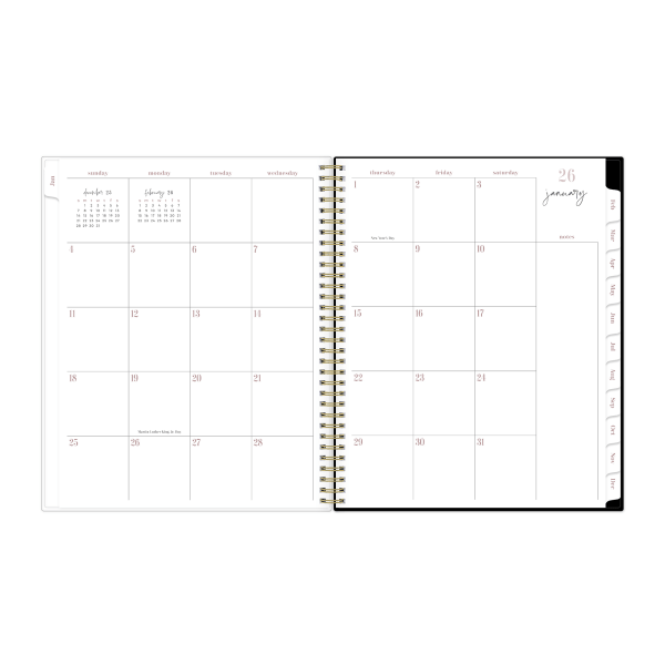 slide 6 of 8, Blue Sky 2026 Blue Sky Belinda Selene Weekly/Monthly Planner, 8-1/2"" x 11"", Lucy, January To December, 155737, 1 ct