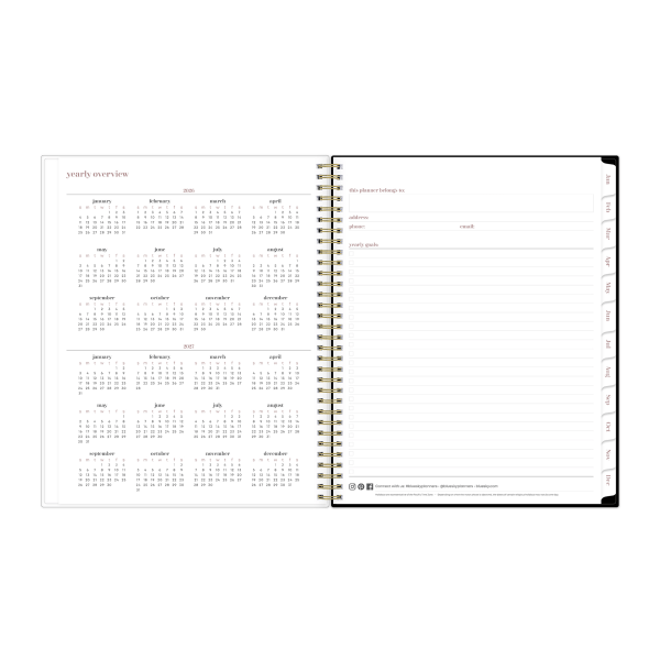 slide 2 of 8, Blue Sky 2026 Blue Sky Belinda Selene Weekly/Monthly Planner, 8-1/2"" x 11"", Lucy, January To December, 155737, 1 ct