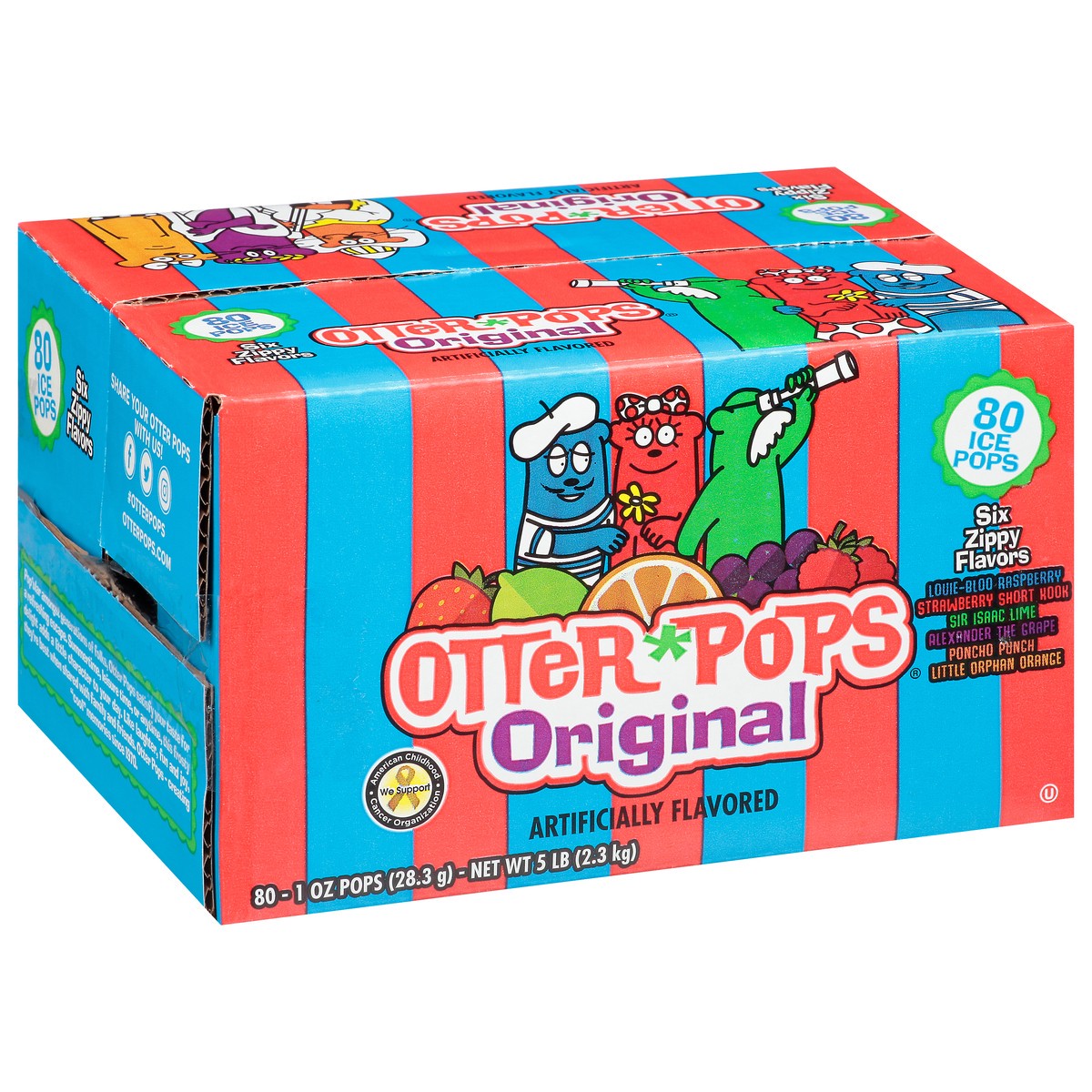 slide 2 of 9, Otter Pops Original Ice Pops 80 - 1 oz Pops, 